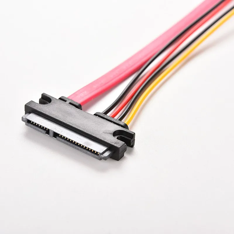 TM Elevin 50 cm 22P 7+15Pin M/F Serial ATA SATA Data Power Combo Extension Cable A 